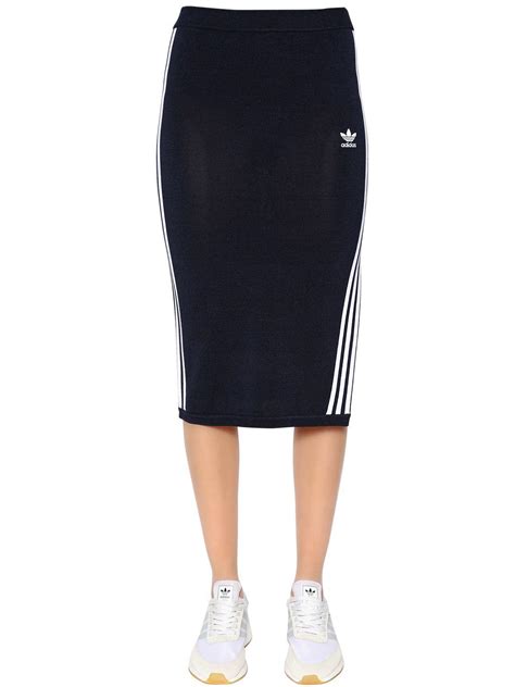 blue adidas originals skirt|adidas knitted skirts.